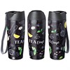 Термокружка agness "Tea time" с кнопкой-стоппером, 380 мл колба нерж.сталь - фото 395869