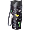 Термокружка agness "Tea time" с кнопкой-стоппером, 380 мл колба нерж.сталь - фото 395871
