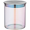 Емкость для сыпучих продуктов agness "Rainbow" 650 мл d=9.5 cm h=11 cm цвет:радужный - фото 396169