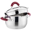 Кастрюля agness "Profi home" со стеклянной крышкой, 1,5л 16x9.5 см - фото 396402