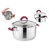 Кастрюля agness "Profi home" со стеклянной крышкой, 3,0л 20x11.5 см - фото 396411