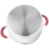 Кастрюля agness "Profi home" со стеклянной крышкой, 5,0л 24x13.5 см - фото 396422