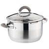 Кастрюля agness "Profi home" со стеклянной крышкой, 3,0л 20x11.5 см - фото 396437