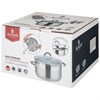 Кастрюля agness "Profi home" со стеклянной крышкой, 5,0л 24x13.5 см - фото 396460