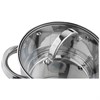 Кастрюля agness "Classic" со стеклянной крышкой 1,6 л. 16x9,5 см - фото 396466