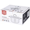 Кастрюля agness "Classic"со стеклянной крышкой 3,1 л. 20x11,5 см - фото 396473