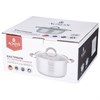 Кастрюля agness "Classic" со стеклянной крышкой 4,3 л. 22x12,5 см - фото 396477