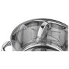 Кастрюля agness "Classic" со стеклянной крышкой 4,3 л. 22x12,5 см - фото 396478