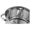 Кастрюля agness "Classic" со стеклянной крышкой 5,6 л. 24x13,5 см - фото 396482
