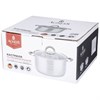 Кастрюля agness "Classic" со стеклянной крышкой 5,6 л. 24x13,5 см - фото 396501