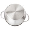 Кастрюля agness со стекл. крышкой 2,4 л. 18x10.5 см - фото 396638