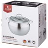 Кастрюля agness со стекл. крышкой 6,2 л. 24x13.5 см - фото 396644