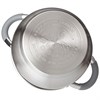 Кастрюля agness со стекл. крышкой 1,9 л. 16x9.5 см цвет: серый - фото 396654