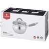 Ковш agness со стекл. крышкой 1,9 л. 16x9.5 см цвет: кофейный - фото 396672