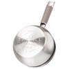 Ковш agness со стекл. крышкой 1,9 л. 16x9.5 см цвет: кофейный - фото 396674