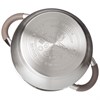 Кастрюля agness со стекл. крышкой 1,9 л. 16x9.5 см цвет: кофейный - фото 396678