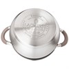 Кастрюля agness со стекл. крышкой 2,4 л. 18x10.5 см цвет: кофейный - фото 396682