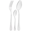 Набор столовых приборов agness на 6 персон 18 пр.в деревянном кейсе - фото 396830