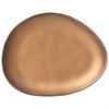 Тарелка закусочная bronco "Bronze" 25*19*2,5 см - фото 397800