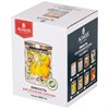 Емкость для сыпучих agness "Маки", 850 мл боросиликатное стекло 10*13 см - фото 398678