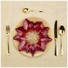 Блюдо "Poinsettia" red gold 27х26 см - фото 399026