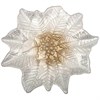 Блюдо "Poinsettia" white gold 27х26 см - фото 399676